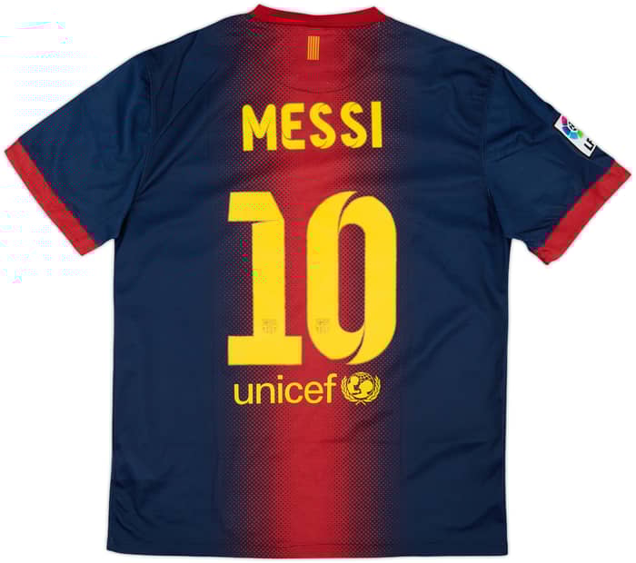 2012-13 Barcelona Home Shirt Messi #10 - 8/10 - (L)