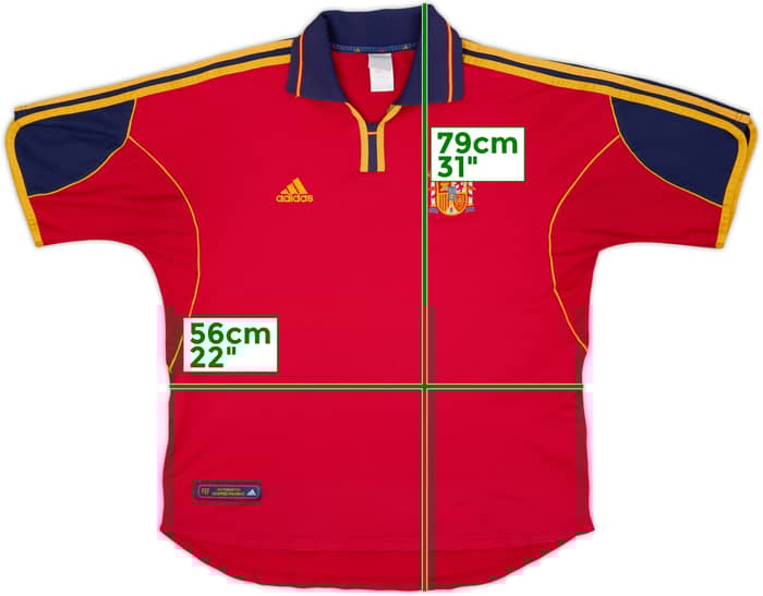 1999-02 Spain Home Shirt - 5/10 - (XL)