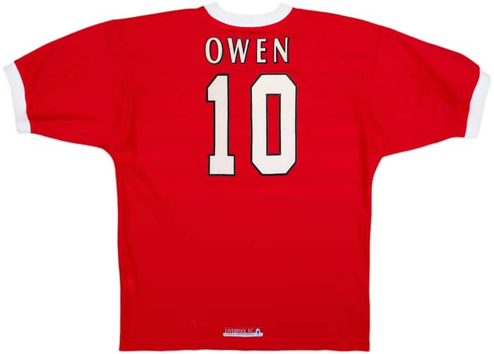 1998-00 Liverpool Home Shirt Owen #10 - 9/10 - (L)