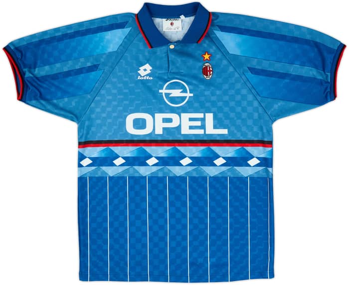 1995-96 AC Milan Fourth Shirt Weah #9 - 8/10 - (M)