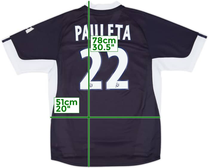 2001-03 Bordeaux Home Shirt Pauleta #22 - 10/10 - (M)