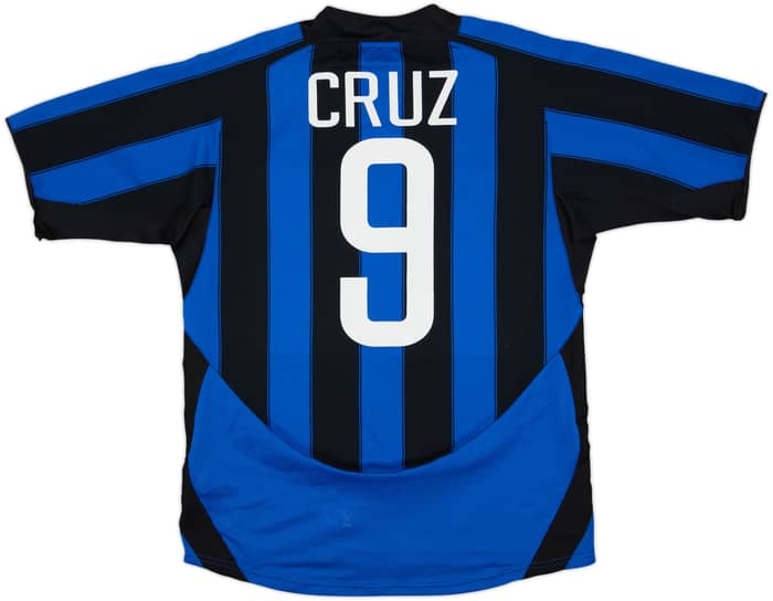 2003-04 Inter Milan Home Shirt Cruz #9 - 9/10 - (M)
