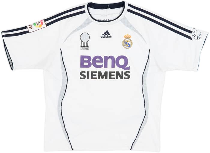 2006-07 Real Madrid Home Shirt - 6/10 - (L.Boys)