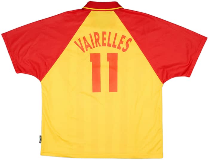 1999-00 Lens Home Shirt Vairelles #11 - 8/10 - (XXL)