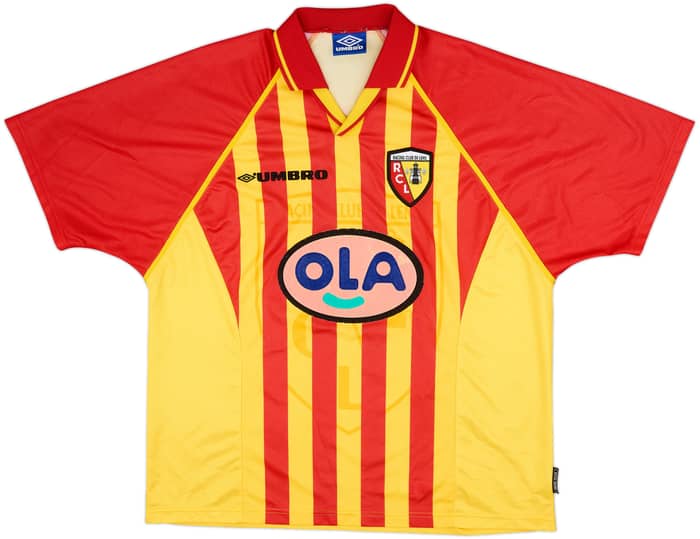 1999-00 Lens Home Shirt Vairelles #11 - 8/10 - (XXL)