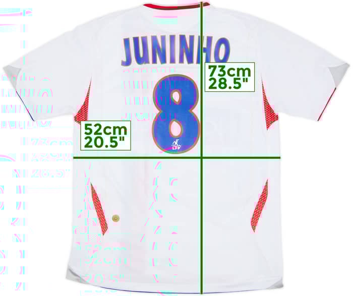 2006-07 Lyon Home Shirt Juninho #8 - 9/10 - (S)