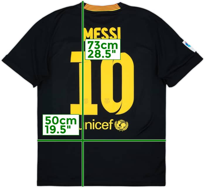 2013-14 Barcelona Third Shirt Messi #10 - 7/10 - (M)