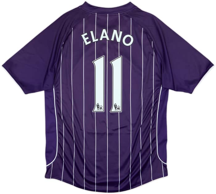 2007-08 Manchester City Away Shirt Elano #11 - 8/10 - (L)