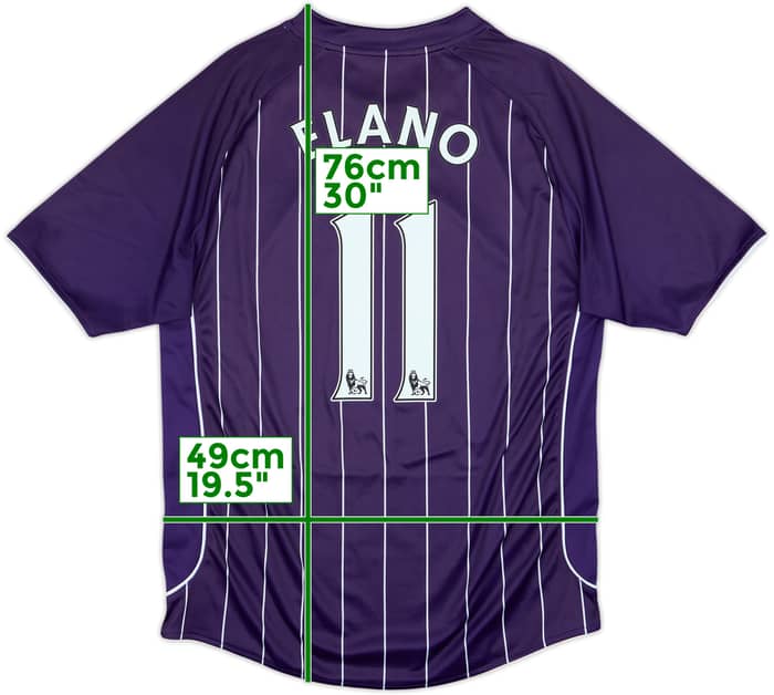 2007-08 Manchester City Away Shirt Elano #11 - 8/10 - (L)