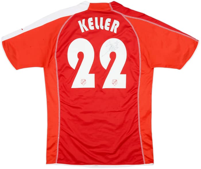 2005-06 Utrecht Signed Home Shirt Keller #22 - 6/10 - (M)