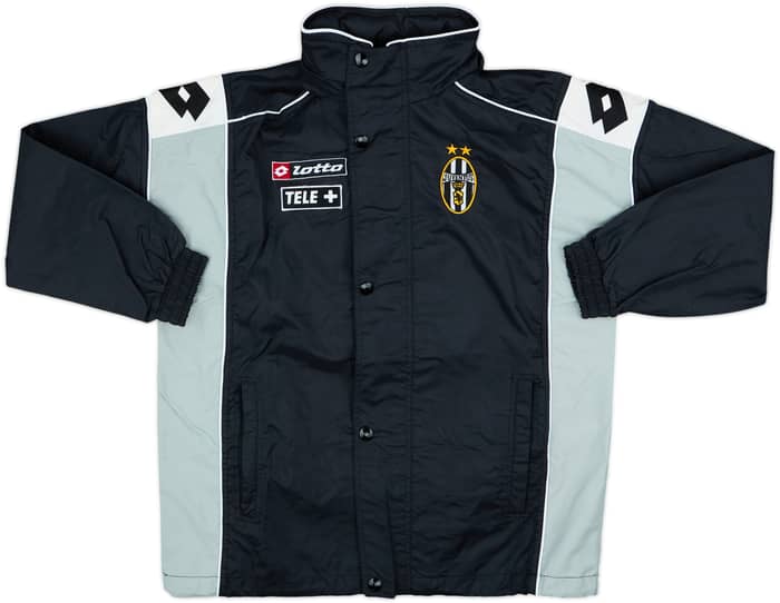 2000-01 Juventus Lotto Hooded Rain Jacket - 10/10 - (XL.Boys)