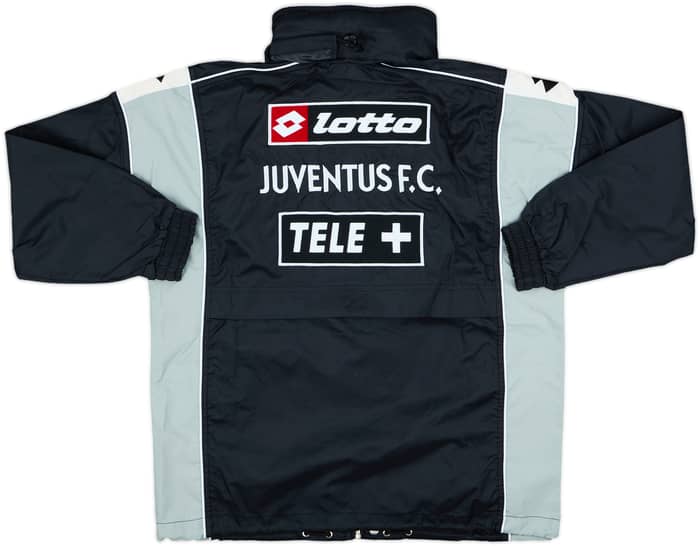 2000-01 Juventus Lotto Hooded Rain Jacket - 10/10 - (XL.Boys)