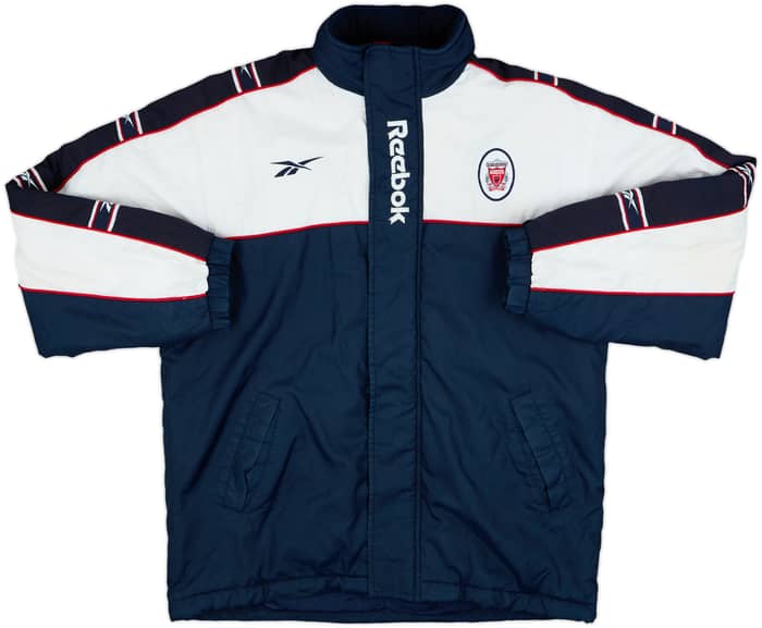 1998-99 Liverpool Reebok Padded Bench Coat - 7/10 - (M)
