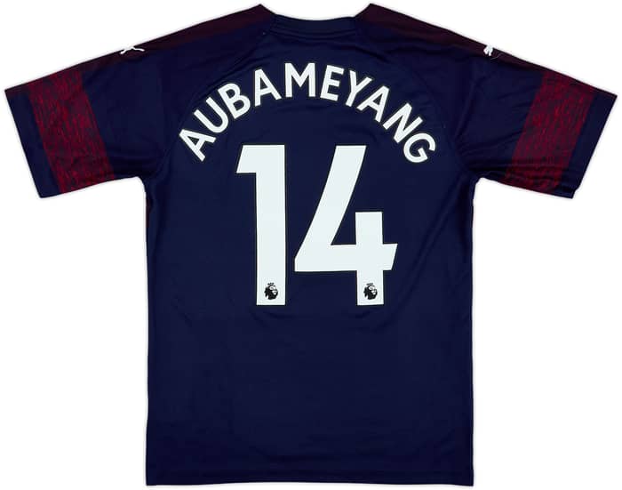 2018-19 Arsenal Away Shirt Aubameyang #14 - 5/10 - (S)