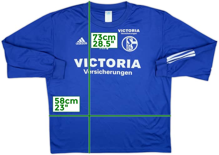 2002-03 Schalke adidas Staff Issue Training L/S Shirt KHO - 6/10 - (L)