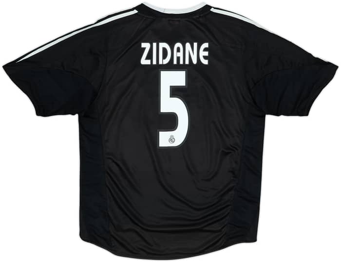 2004-05 Real Madrid Away Shirt Zidane #5 - 8/10 - (M)
