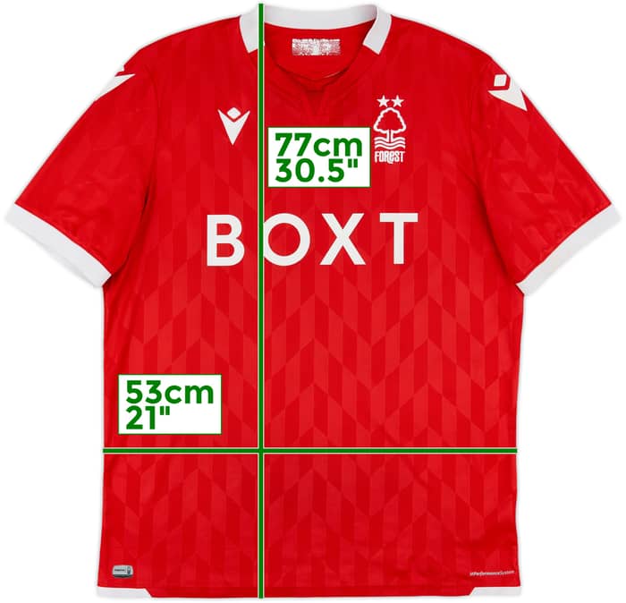2021-22 Nottingham Forest Home Shirt - 6/10 - (L)