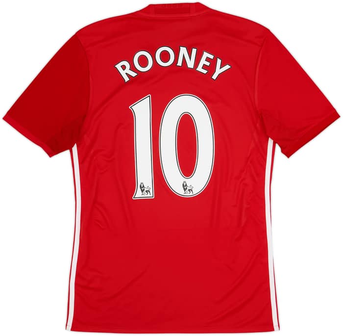 2016-17 Manchester United Home Shirt Rooney #10 - 6/10 - (S)