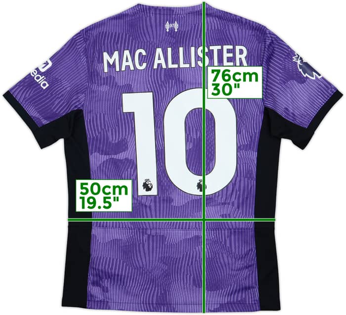 2023-24 Liverpool Third Shirt Macallister #10 - 6/10 - (M)