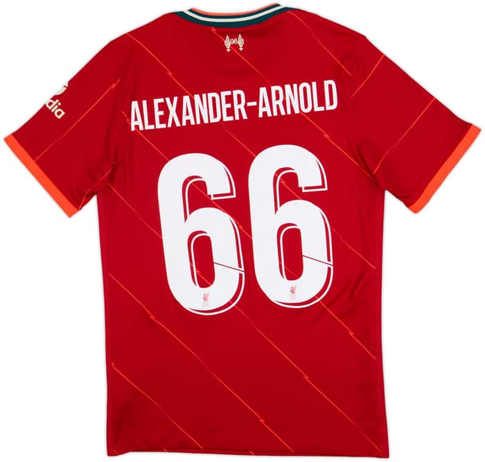 2021-22 Liverpool Home Shirt Alexander-Arnold #66 - 6/10 - (S)