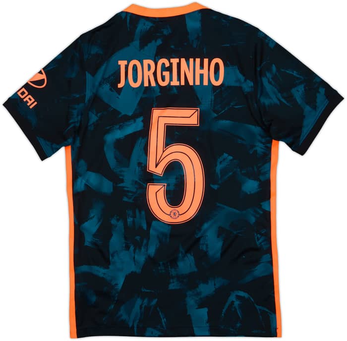 2021-22 Chelsea Third Shirt Jorginho #5 - 8/10 - (S)