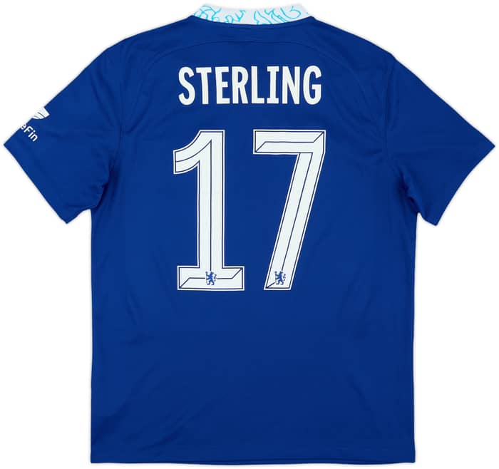 2022-23 Chelsea Home Shirt Sterling #17 - 10/10 - (M)