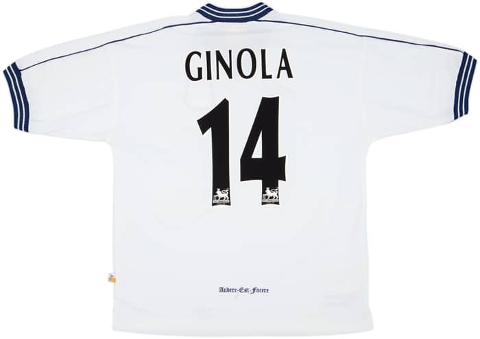1997-99 Tottenham Home Shirt Ginola #14 - 9/10 - (L)