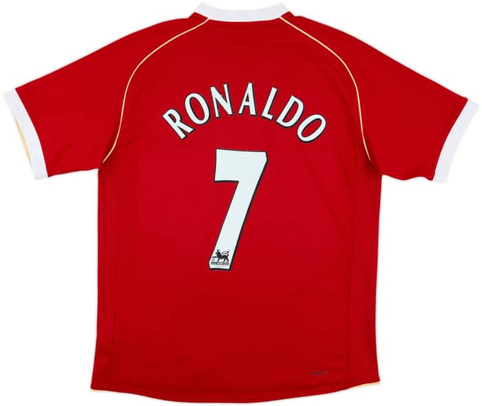 2006-07 Manchester United Home Shirt Ronaldo #7 - 6/10 - (M)