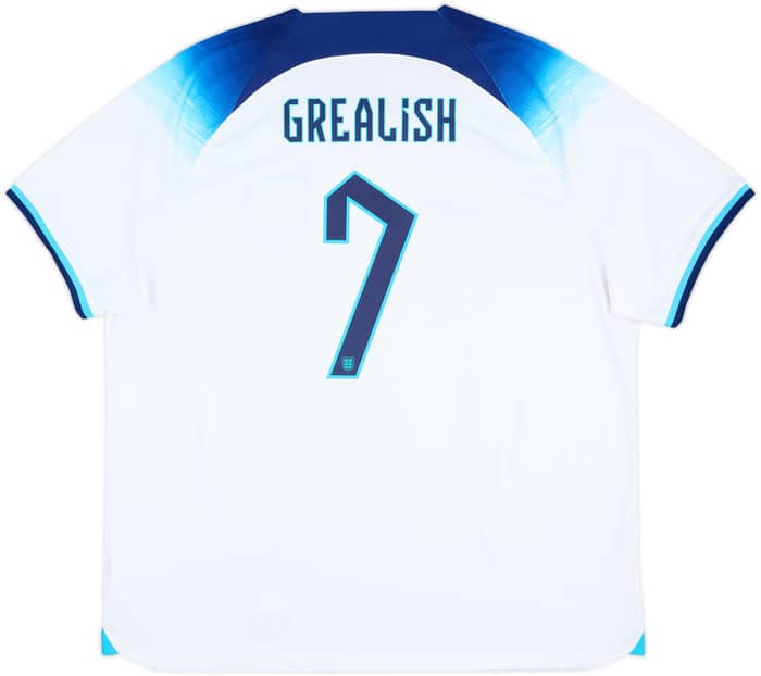 2022-23 England Home Shirt Grealish #7 - 10/10 - (XXL)
