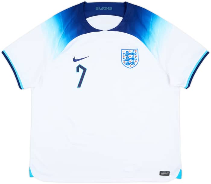 2022-23 England Home Shirt Grealish #7 - 10/10 - (XXL)
