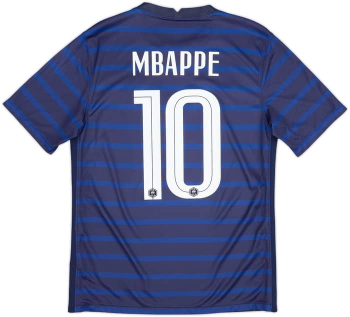 Camiseta de local de Francia 2020-21 Mbappe #10 - 8/10 - (M)