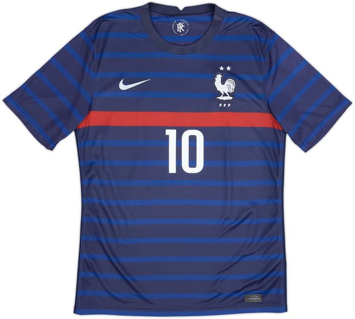 Camiseta de local de Francia 2020-21 Mbappe #10 - 8/10 - (M)