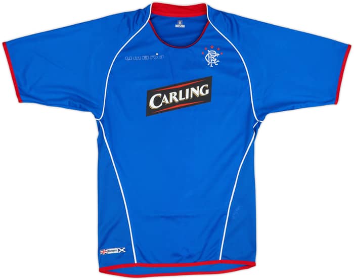 2005-06 Rangers Home Shirt - 4/10 - (XL.Boys)