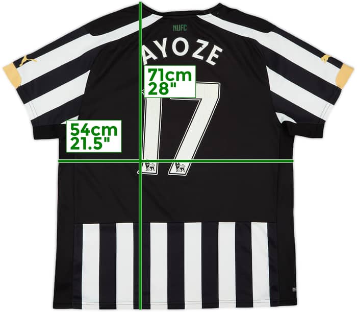 2014-15 Newcastle Home Shirt Ayoze #17 - 6/10 - (M)