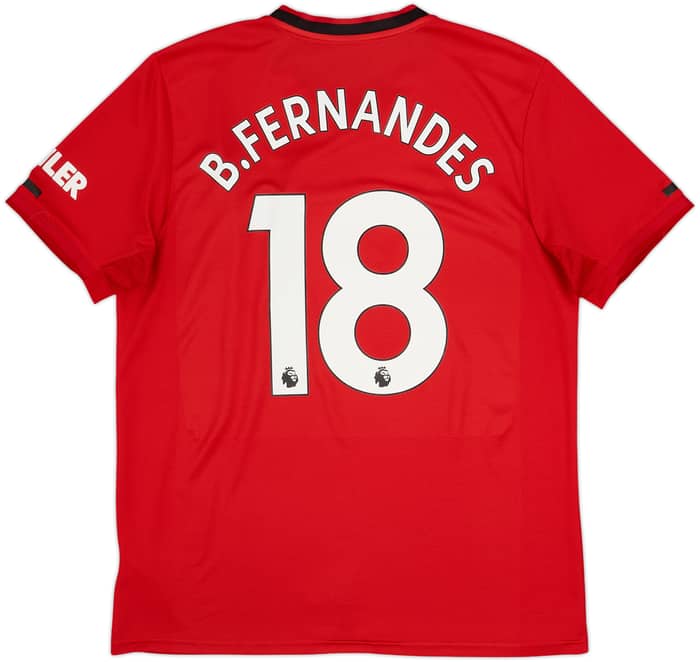 2019-20 Manchester United Home Shirt B.Fernandes #18 - 5/10 - (L)