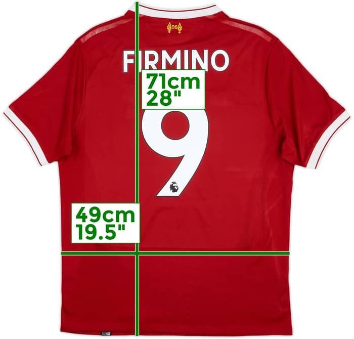 2017-18 Liverpool 125 Years Home Shirt Firmino #9 - 6/10 - (M)