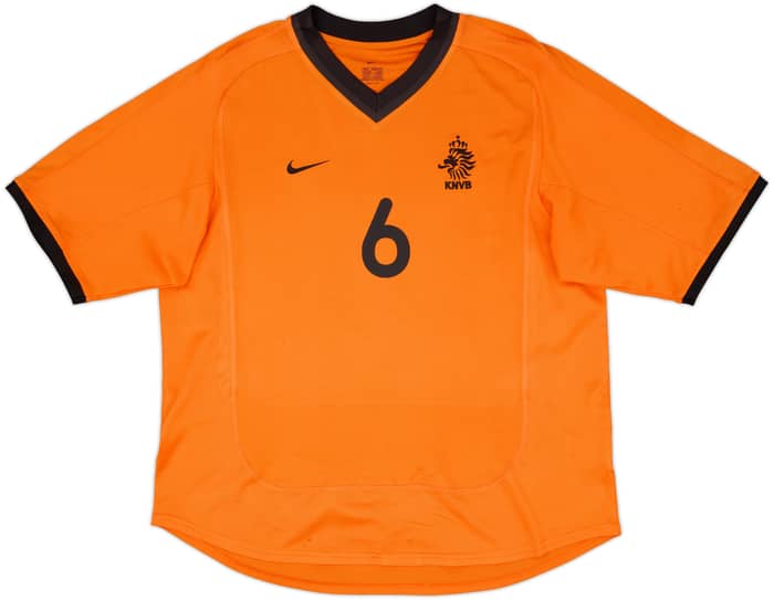 2000-02 Netherlands Home Shirt Seedorf #6 - 6/10 - (L)