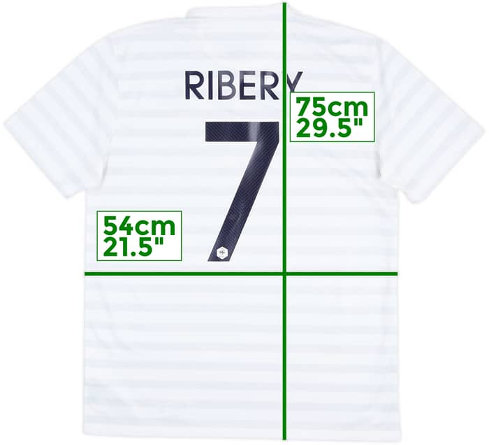 2014-15 France Away Shirt Ribery #7 - 8/10 - (L)