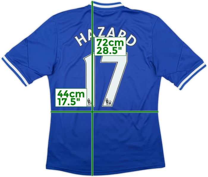 2013-14 Chelsea Home Shirt Hazard #17 - 8/10 - (S)
