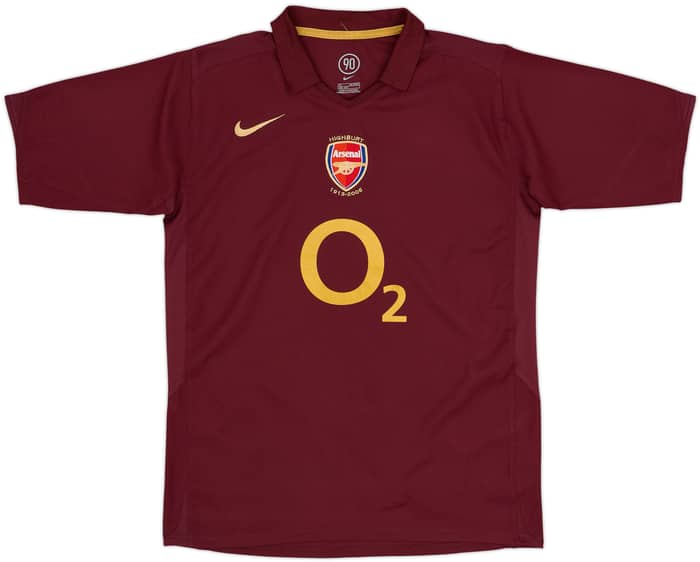 2005-06 Arsenal Home Shirt Henry #14 - 9/10 - (XL.Boys)