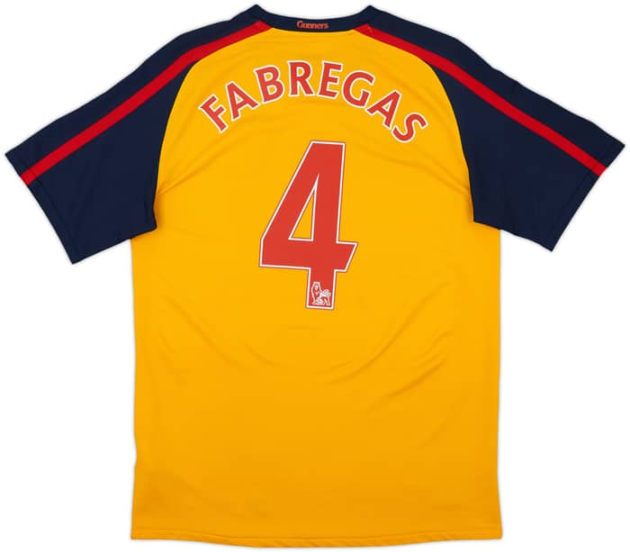 2008-09 Arsenal Away Shirt Fabregas #4 - 8/10 - (S)