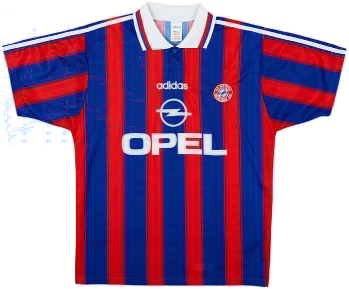 1995-97 Bayern Munich Home Shirt Klinsmann #18 - 8/10 - (M)