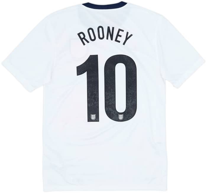 2013 England 150th Anniversary Home Shirt Rooney #10 - 6/10 - (S)