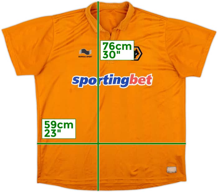 2012-13 Wolves Home Shirt - 6/10 - (L)