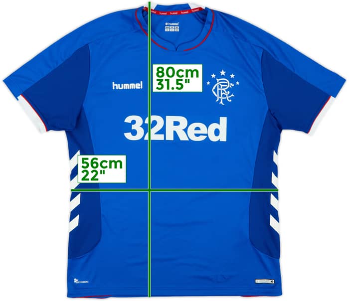 2018-19 Rangers Home Shirt - 10/10 - (XXL)