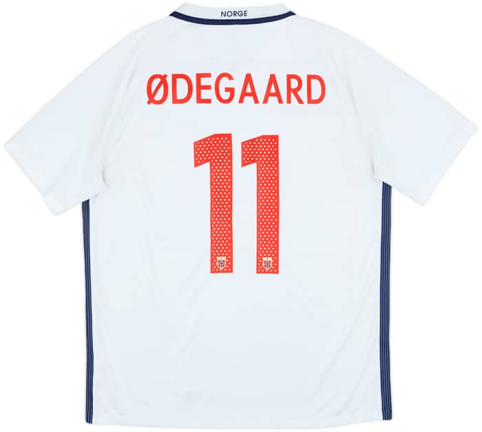 2016-18 Norway Away Shirt Ødegaard #11 - 7/10 - (L)