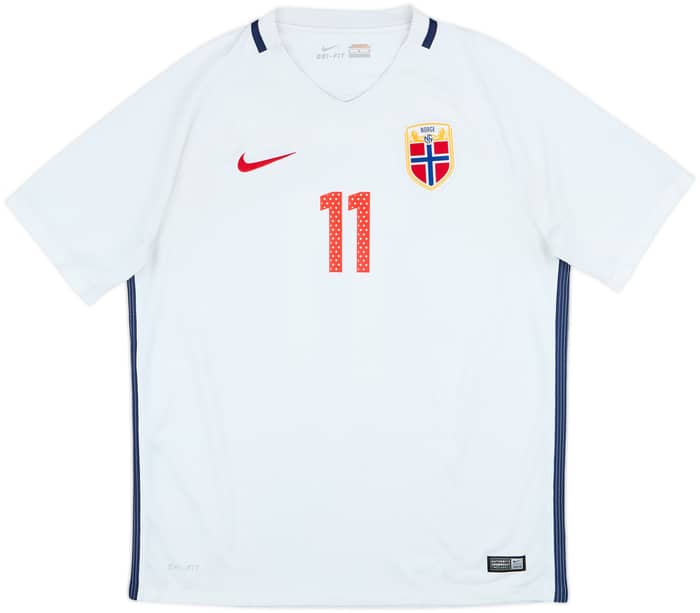 2016-18 Norway Away Shirt Ødegaard #11 - 7/10 - (L)