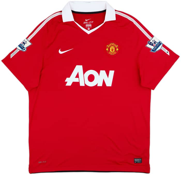 2010-11 Manchester United Home Shirt Rooney #10 - 10/10 - (XL)