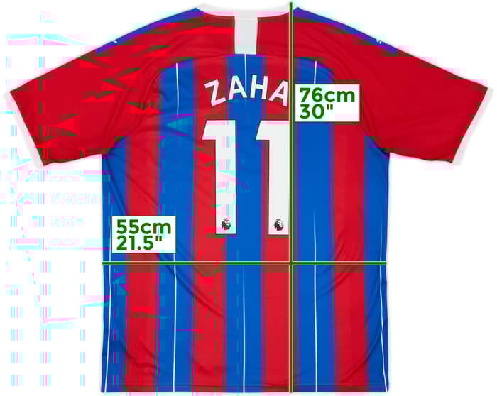 2019-20 Crystal Palace Home Shirt Zaha #11 - 8/10 - (XL)