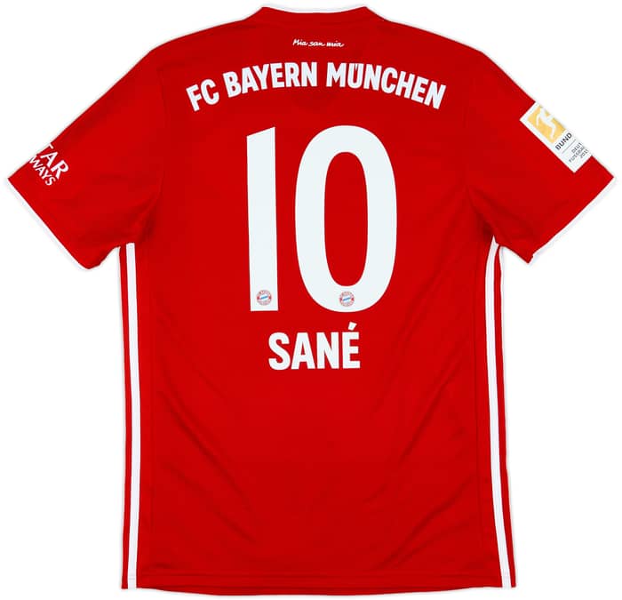 2020-21 Bayern Munich Home Shirt Sane #10 - 8/10 - (M)